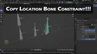 Copy Location Bone Constraint Blender