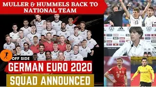 Muller & Hummels back | Germany Euro 2020 Squad Announced | Football News