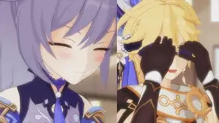 Guess who? | Aether x Keqing [MMD Genshin Impact]