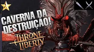 ESPADÃO/ADAGA NA CAVERNA DA DESTRUIÇÃO - MASMORRA EM THRONE AND LIBERTY!