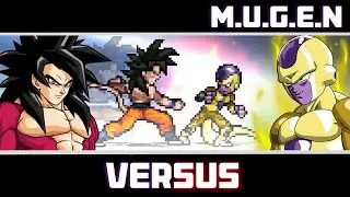 Epic Battle: Goku (SSJ4) vs Golden Frieza Showdown - Dragon Ball Super Mugen