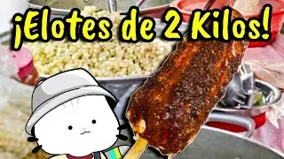 Probando ELOTES GIGANTES en cdmx ¿Valen la pena?