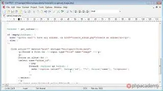 PHP Image Upload Website 257 Uploading Images  Part 2