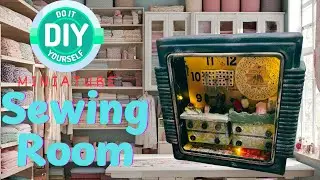 DIY | Miniature | Sewing room