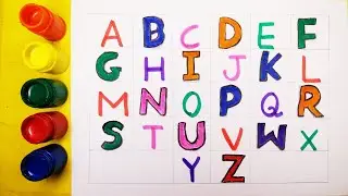 ABC Learning the Alphabet in English   Fun and Easy Steps with a Female Voice | Learn to write A B C