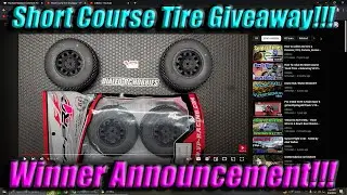 Short Course Tire Giveaway Winner Announcement!!!