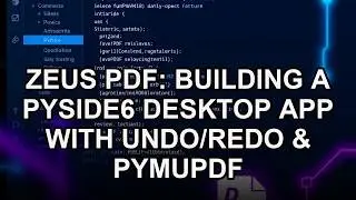 Zeus PDF: Building a PySide6 Desktop App with Undo/Redo & PyMuPDF