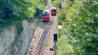 Zurich Rack Railway with crazy turnout, Dolderbahn!