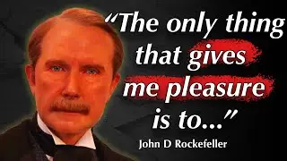 MOTIVATIONAL John Rockefeller Quotes - the richest man in modern history