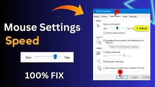 How to Change Mouse Speed In Window 7/8/10 | Mouse Settings In PC |  Change Mouse Sensitivity