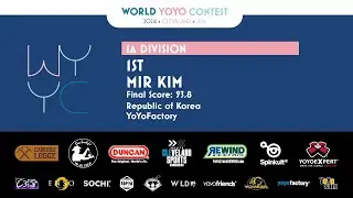2024 World YoYo Champion Mir Kim - #WYYC2024 - 1A Final - 1st Place