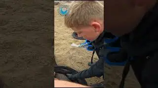 Rescue Of Baby Seal Entangled In Fishing Line #shorts