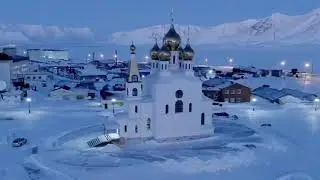 Над Заливом Креста. Чукотка.