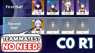Having Trouble with Setekh Wenut? Try Solo C0 Ganyu!! - Genshin Impact