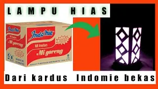 tutorial buat lampu hias kamar tidur dari kardus bekas