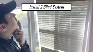 Install Two Blinds Instead of One? - Step by Step w/ Levolor Trim + Go Faux Wood Inside Mount Blinds