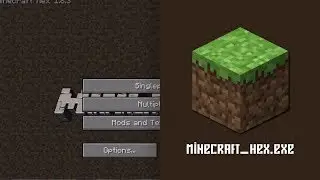 Minecraft Hex.exe - Black/Red-eyed Steve, In-game files, Minecraft title glitch