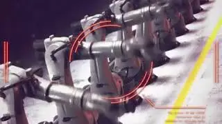 Robot Wave (Cinema 4D Animation)