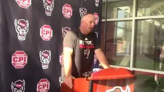 NC State coach Dave Doeren before Stanford game