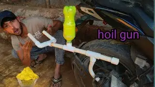 Holi gun | bike silencer gun|