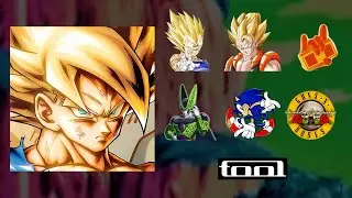 7 songs for Goku's super transformation.
