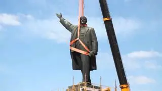 Демонтаж Леніна у Запоріжжі.16.03.2016