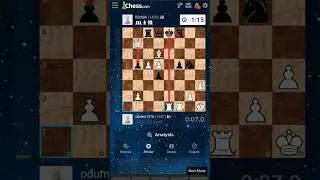 WILD ATTACK!!!#chess #chesscom #magnuscarlsen #foryou #shorts #brilliant #chessgame #chesstactics