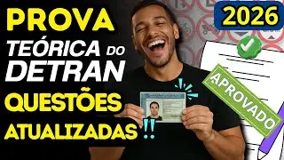 DETRAN 2026 Theoretical Exam - Questions Frequently Asked in Exams throughout Brazil!