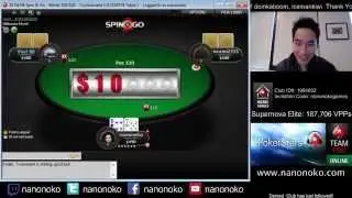 nanonoko Straight Flushing for $1,161 Real Money!