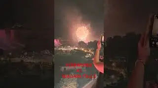 Fireworks at Niagara Falls
