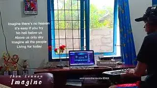 Imagine - Jhon Lennon (test mainan baru - UMC22, Worlde KS49A, Quiet Piano free VST plugin)