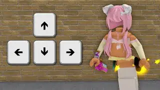 Roblox Murder Mystery 2, BUT I ONLY Use ARROW KEYS..