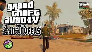 GTA SA - GTA IV: San Andreas Renderware Engine Modpack TEST gameplay