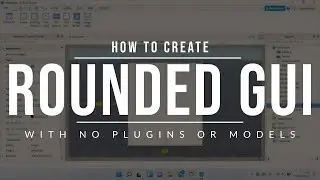 How to create rounded GUI in Roblox Studio [No plugins or models]
