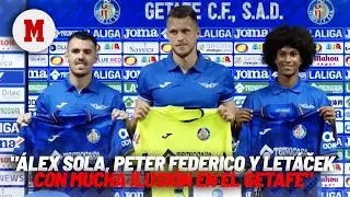 El Getafe presenta a Álex Sola, Peter Federico, y Jiří Letáček I MARCA