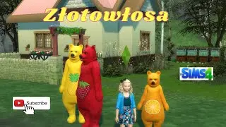 ZŁOTOWŁOSA I TRZY MISIE THE SIMS4 bajki dla dzieci z tekstem animowane TS4