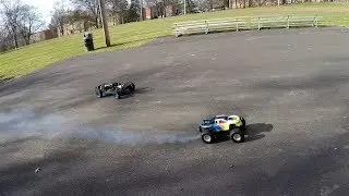 Associated MGT8.0 vs Losi 5T DRAG RACE