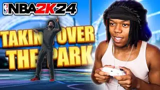 MY *NEW* INSIDE-OUT PLAYMAKER TOOK OVER THE PARK IN NBA 2K24! BEST BUILD IN NBA 2K24!