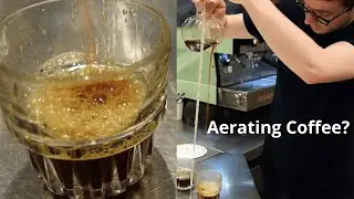 A High Coffee Pour - Tasting the Effects of Aeration