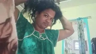 self hair massage/in telugu