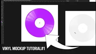 Tutorial to colored & clear vinyl.Vinyl Mockup Tutorial #1