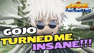 I'm actually tweaking because of GOJO in ANIME UNLIMITED