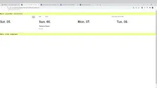 NCF Tutorial – Webflow Calendar
