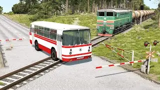 Cars vs Rails #10 – BeamNG.Drive