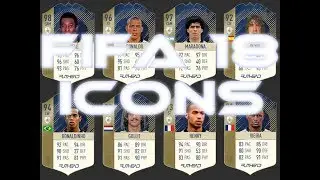 FIFA 18 OFFICIAL ICONS. Кумиры Фифа 18.