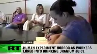 Israel added Uranium to orange juice