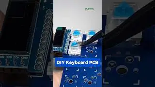 DIY Keyboard with Arduino Micro Pro and Custom PCB from @PCBWay 