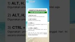 4 Shortcut Wajib Dikuasai Pada Microsoft Excel Part 2 
