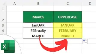 How to Change Lowercase to Uppercase in Excel