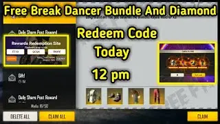 free break dancer bundle redeem code free rewards in free fire tamil